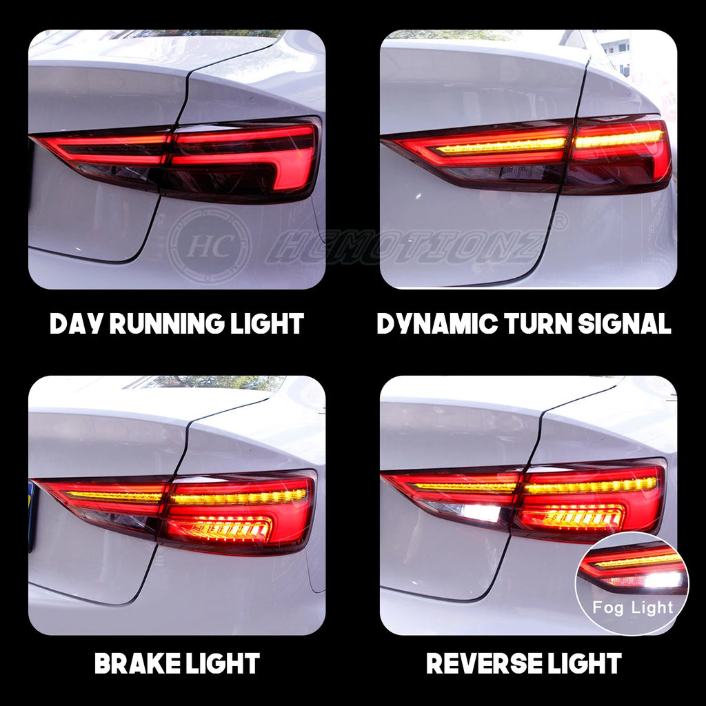 HCMOTIONZ LED Taillights for Audi A3 / S3 (2014–2019) – Dynamic Sequential Indicators