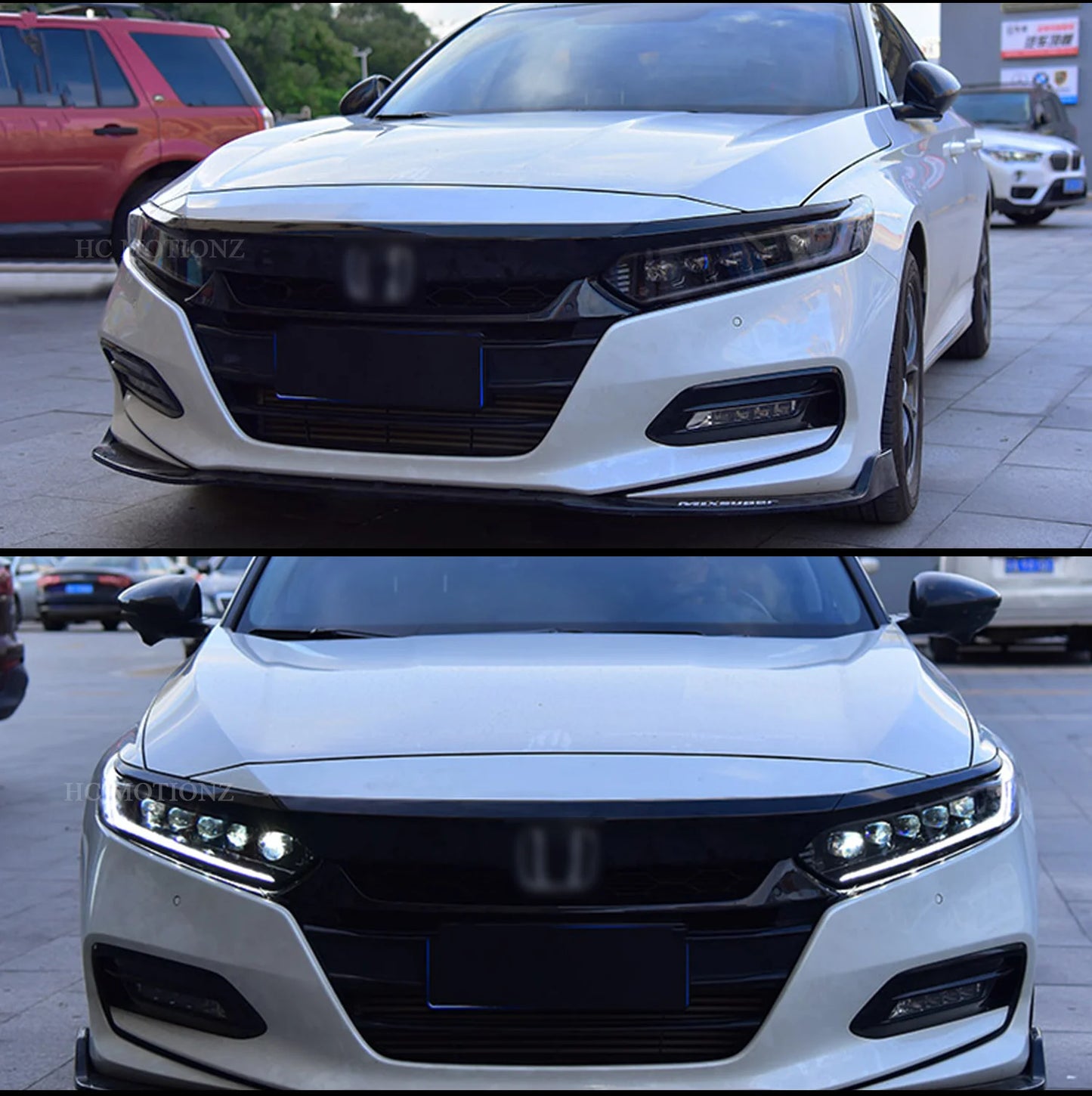 HCMOTIONZ Voll-LED-Scheinwerfer für Honda Accord 10. Generation 2018-2022 – Sequenzielle Blinker & Dynamisches Tagfahrlicht