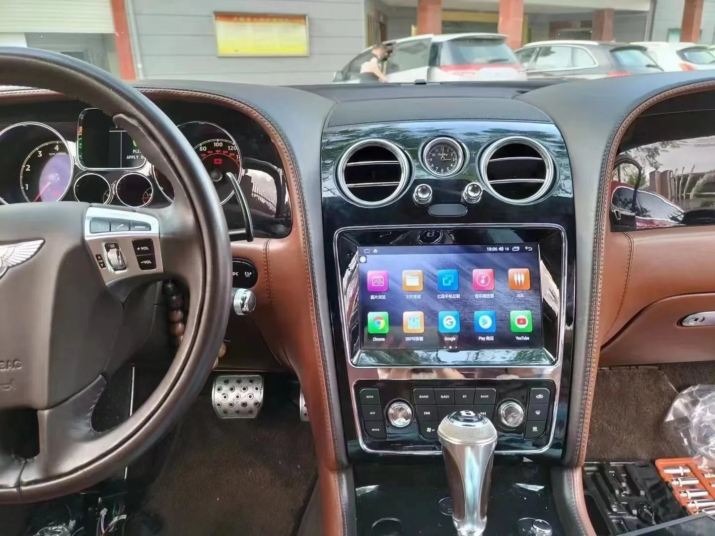Android Car Radio for Bentley Flying Spur &amp; Continental (2006–2012) | Wireless CarPlay, Android Auto, GPS &amp; 4G Multimedia System
