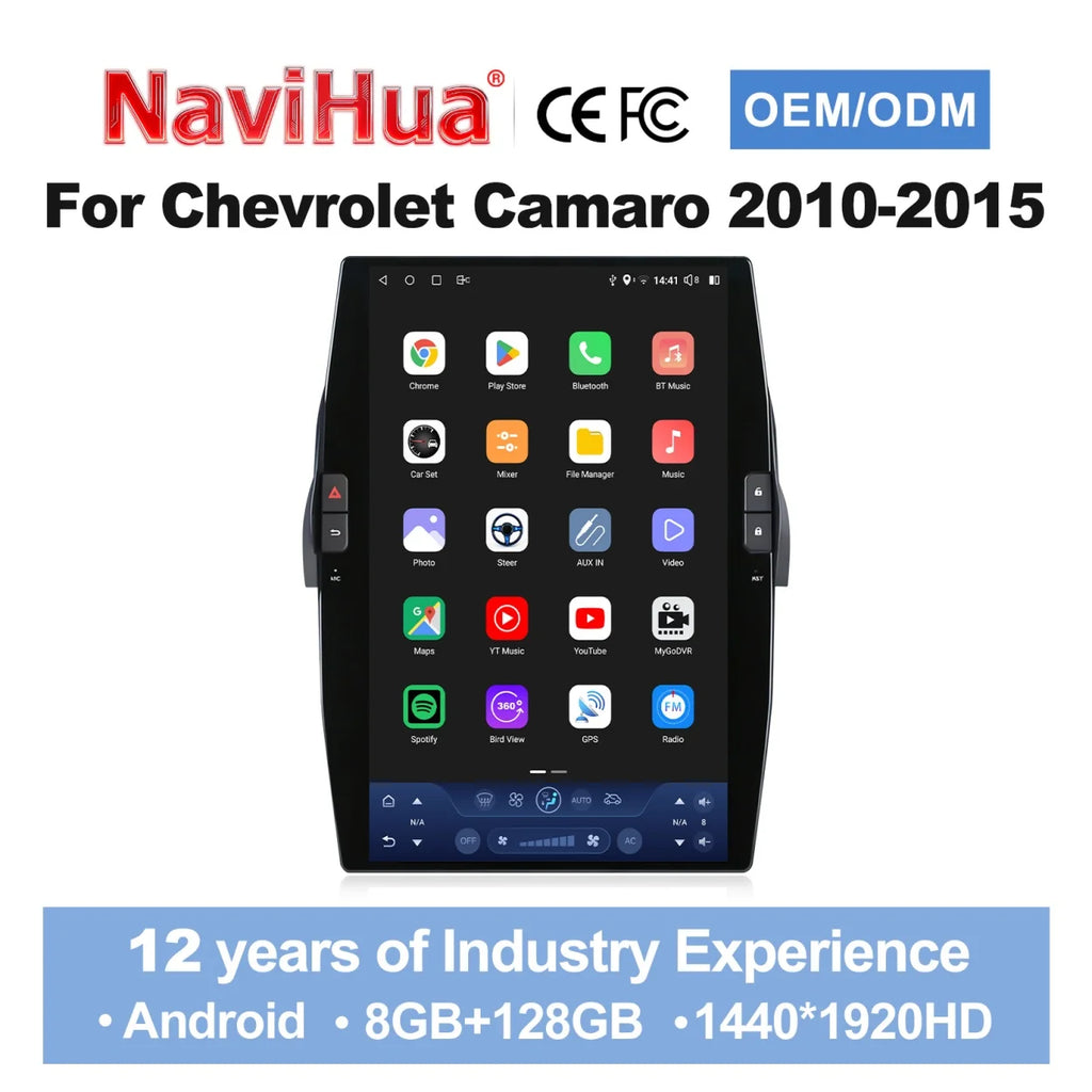 14.5" Android Multimedia Navigation System for Chevrolet Camaro (2010-2015)