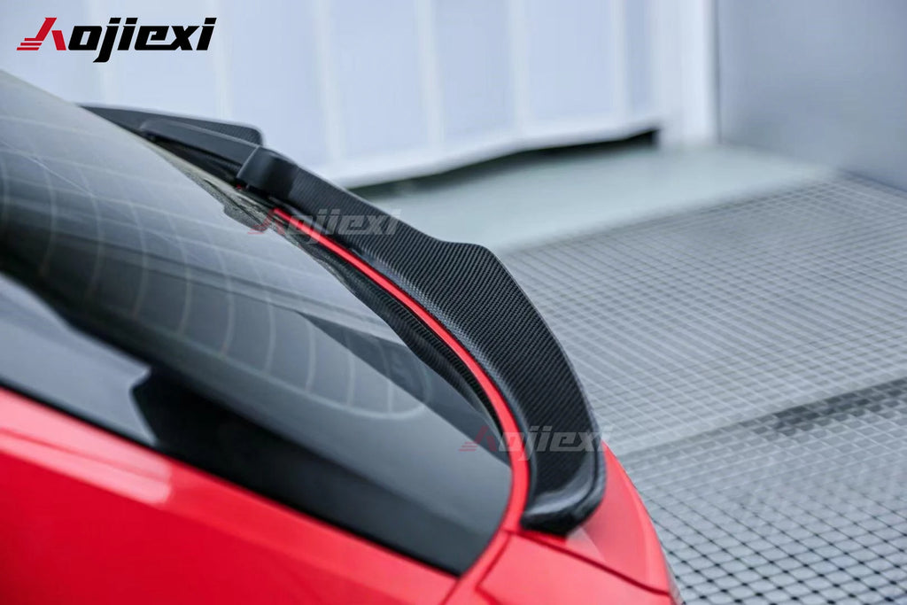 AE Style Real Carbon Fiber Rear Spoiler for Audi RS4 / A4 / S4 Avant B9.5 (2019–2024)