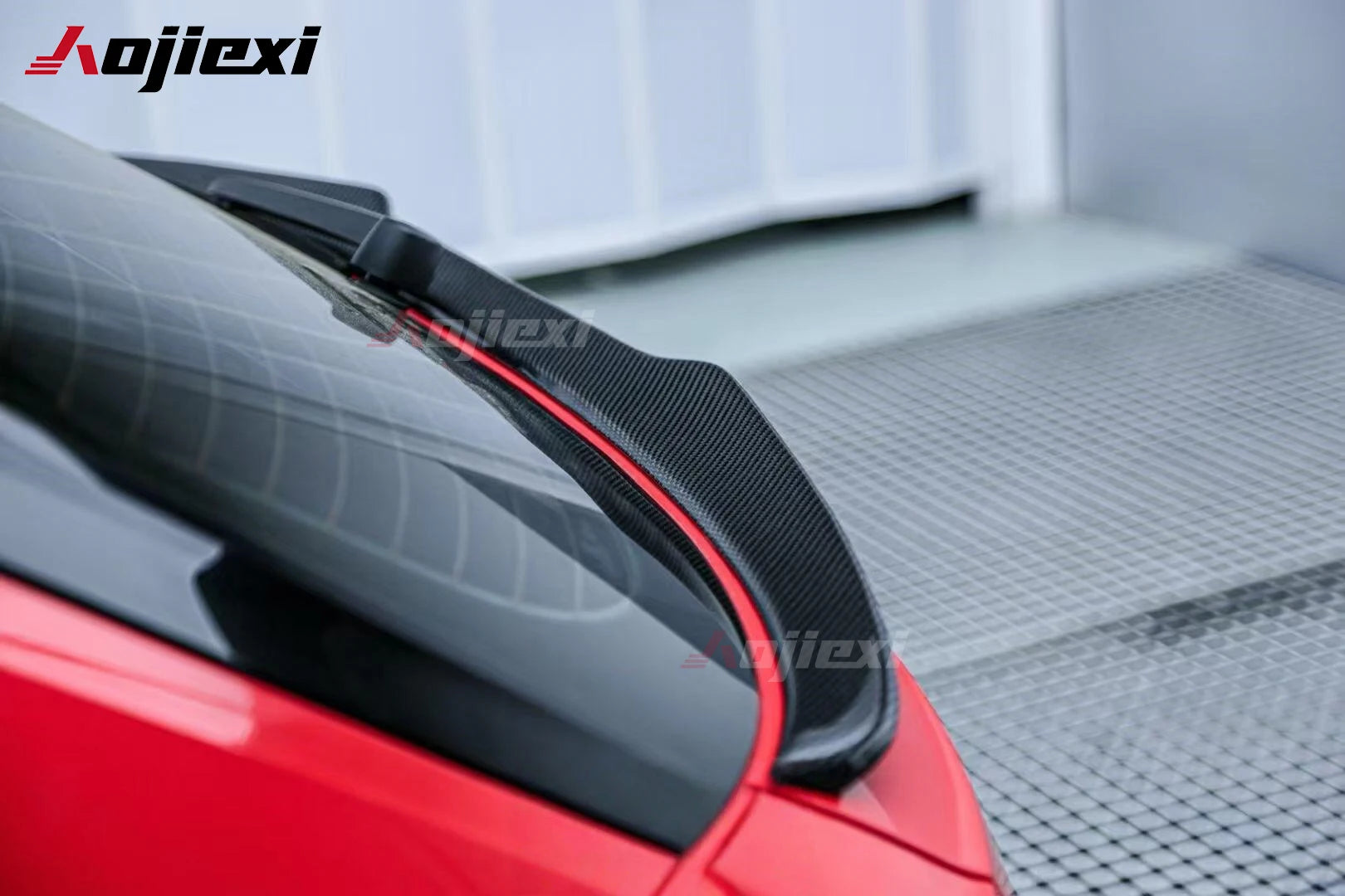 AE Style Real Carbon Fiber Rear Spoiler for Audi RS4 / A4 / S4 Avant B9.5 (2019–2024)