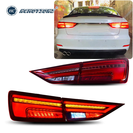 HCMOTIONZ LED Taillights for Audi A3 / S3 (2014–2019) – Dynamic Sequential Indicators