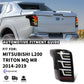 LED Tail Lights for Mitsubishi Triton L200, Fiat Fullback &amp; RAM 1200 (2014-2018)