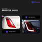 BBA Car Styling Tail Lamp for Jaguar XJ Taillight 2011-2016High Power Projector Lens Dynamic Signal Drl Auto Parts