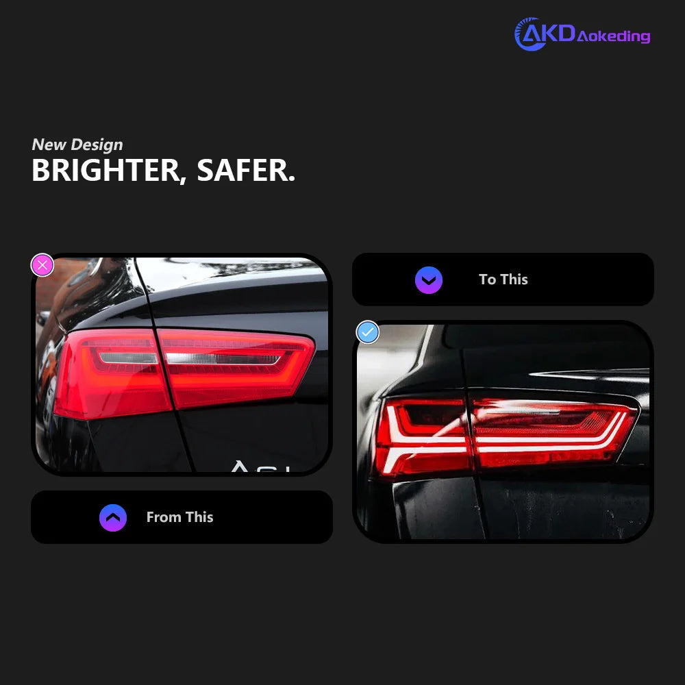 LED Tail Lights for Audi A6 C7 (2012-2015)