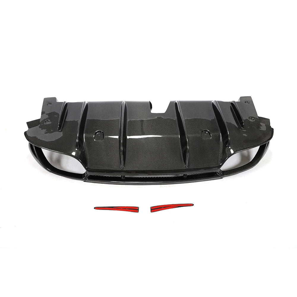 Real Carbon Fiber Rear Diffuser for Alfa Romeo Giulia (2017–2020)