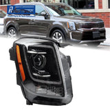 Halogen Type Headlight Headlamp Assembly Compatible for Kia Telluride S 2020-2022 Right Passenger Side 92102-S9000