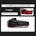 TYPY LED Tail Lights for BMW 3 Series F30 (2013–2018) | Red Lens Rear Light Assembly