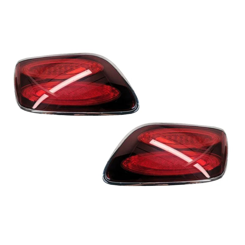 Black LED Rear Tail Light Assembly for Bentley Continental GT (2012–2017) | Left &amp; Right Replacement Set