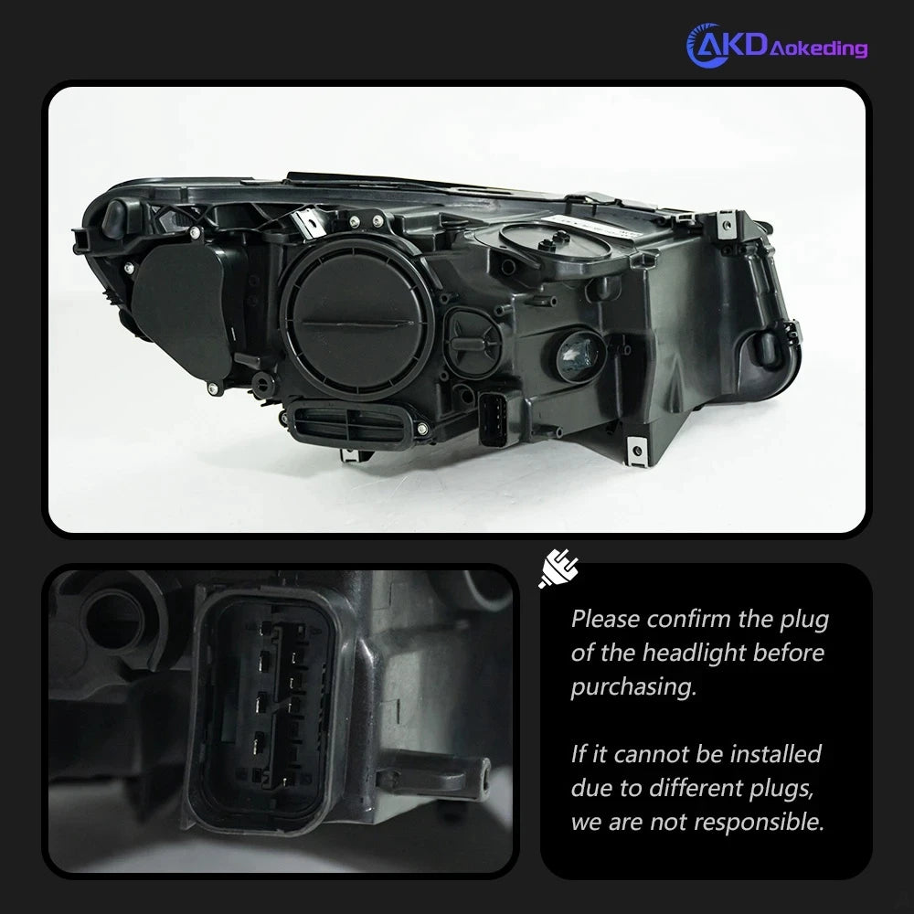 LED Angel Eye Headlights for BMW F07 5 Series GT (5GT)