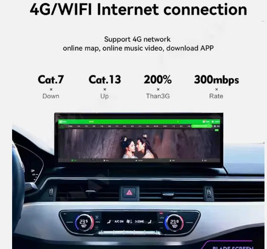 ZWNAV 14.9" Android Car Stereo for Audi A4L &amp; A5 (2017–2019) – 3K Wireless CarPlay &amp; Android Auto