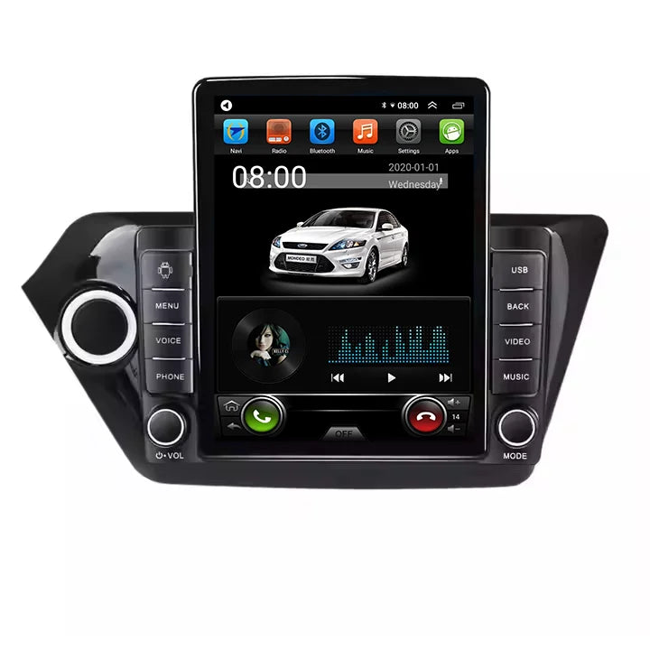 Android13 IPS DSP Car Radio Multimedia Player for KIA RIO3 2011-2016 4G 64G Car-play Car GPS Navigation Android Stereo Audio