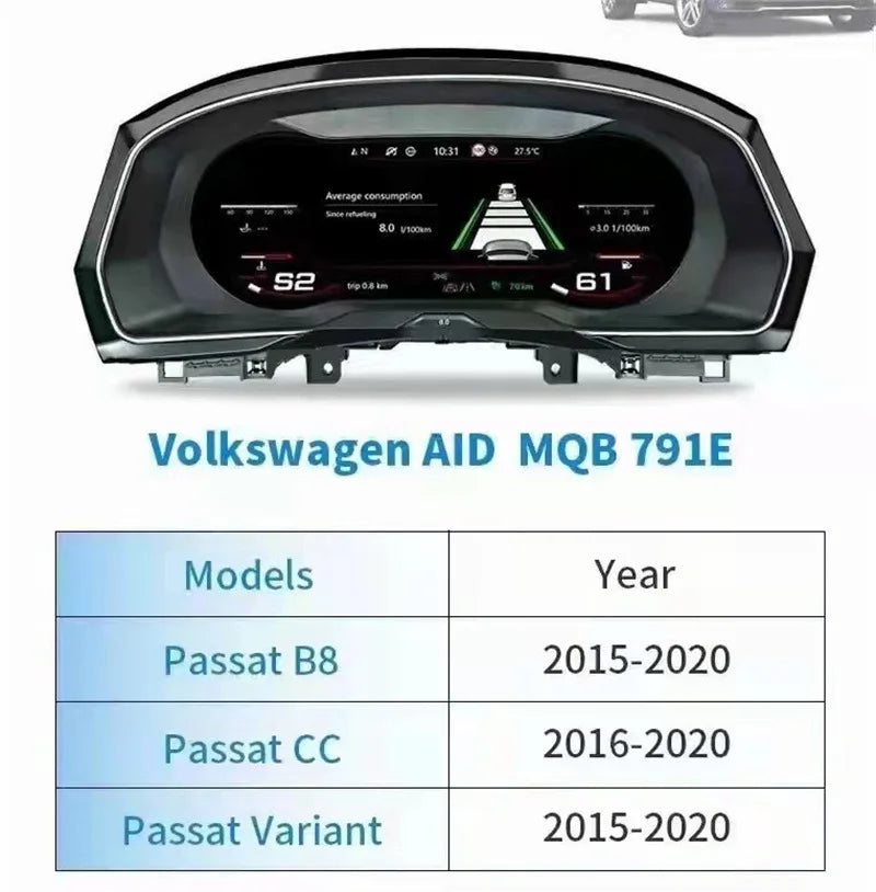 12.3" LCD Digital Instrument Cluster for BMW 4, 5, 6 &amp; 7 Series | X3, X4, X5, X6
