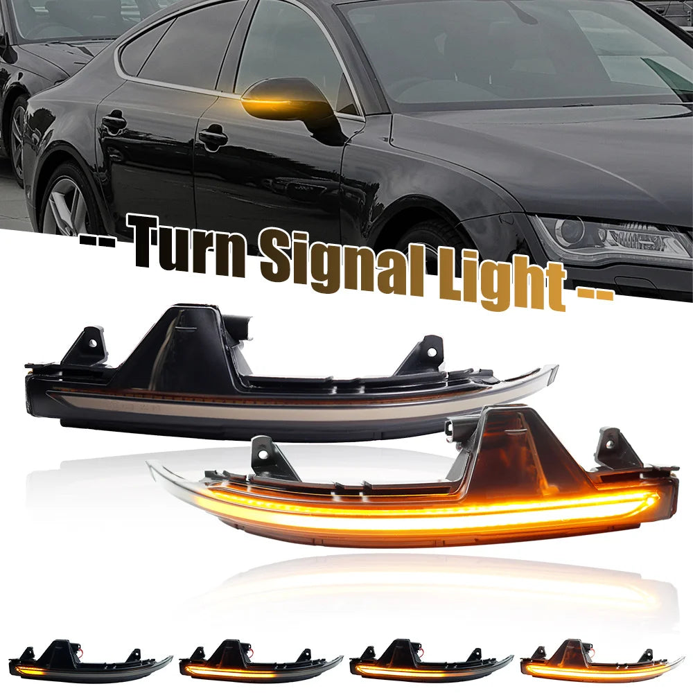Dynamic Sequential Mirror Turn Signal Lights for Audi A7 / S7 / RS7 (2011–2017)