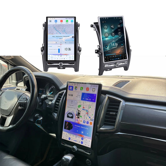 14.5" Android 13 Vertical Screen Stereo for Ford Ranger &amp; Everest 2016-2020 – Wireless CarPlay &amp; GPS Navigation