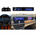21" Dual Screen Android Car Radio And 12.3"  Carplay Cluster Instrument Dashboard For BMW X5 X6 E70 E71 CIC 2007-2013