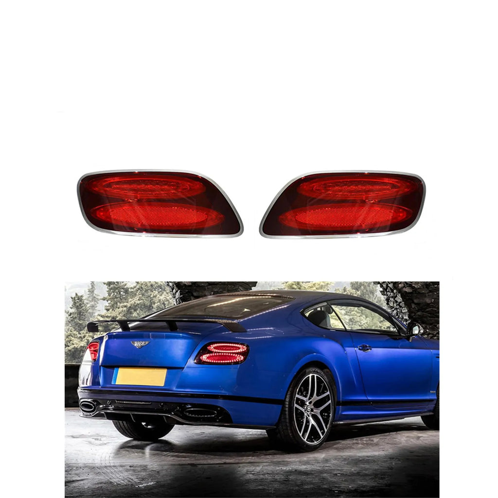 Smoke Tail Light Assembly Pair for Bentley Continental GT (2012–2017)