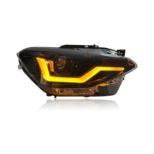 LED Laser Headlights for BMW 1 Series F20 – Yellow & White Switchable DRL