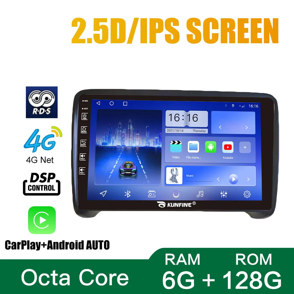 Android Car Stereo for Audi TT (2008–2014) – Wireless CarPlay &amp; Android Auto
