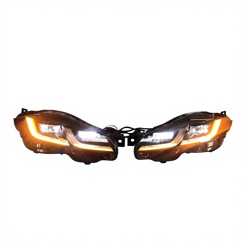 FOR 11-19 Jaguar XJ Models High Quality IP67 Blue Diamond Headlights upgrade new style