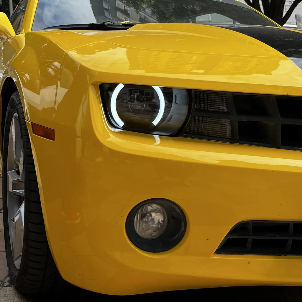 LED Headlight Assembly for Chevrolet Camaro (2009-2012) – Angel Eye &amp; Devil Eye Upgrade