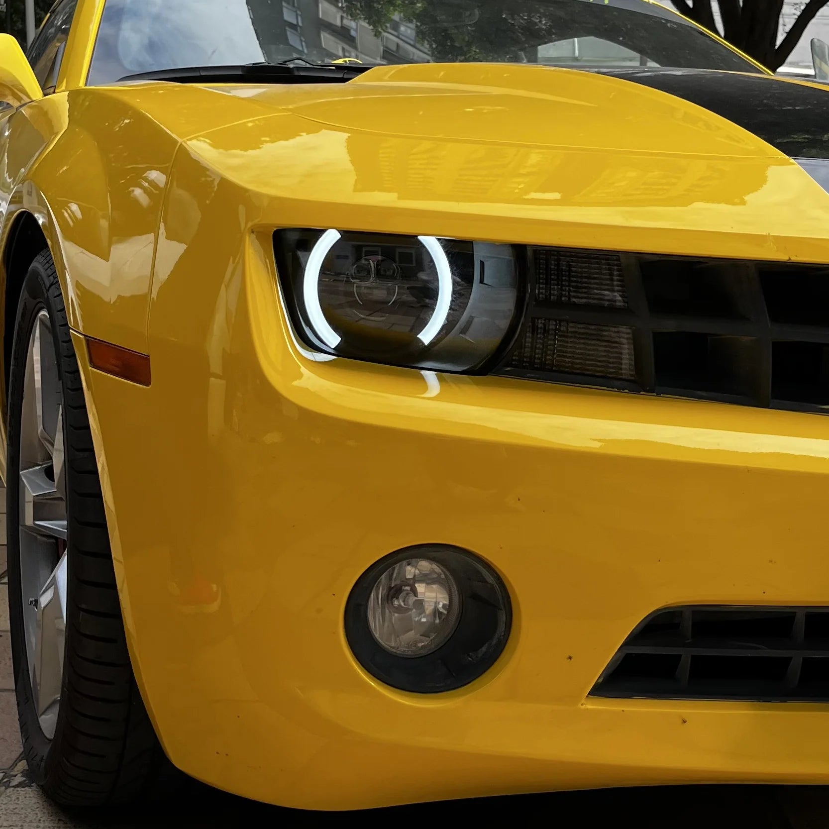 LED Headlight Assembly for Chevrolet Camaro (2009-2012) – Angel Eye &amp; Devil Eye Upgrade