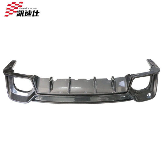 Real 3K Carbon Fiber Rear Diffuser for Audi RS6 / RS7 – Performance Rear Lip Upgrade
