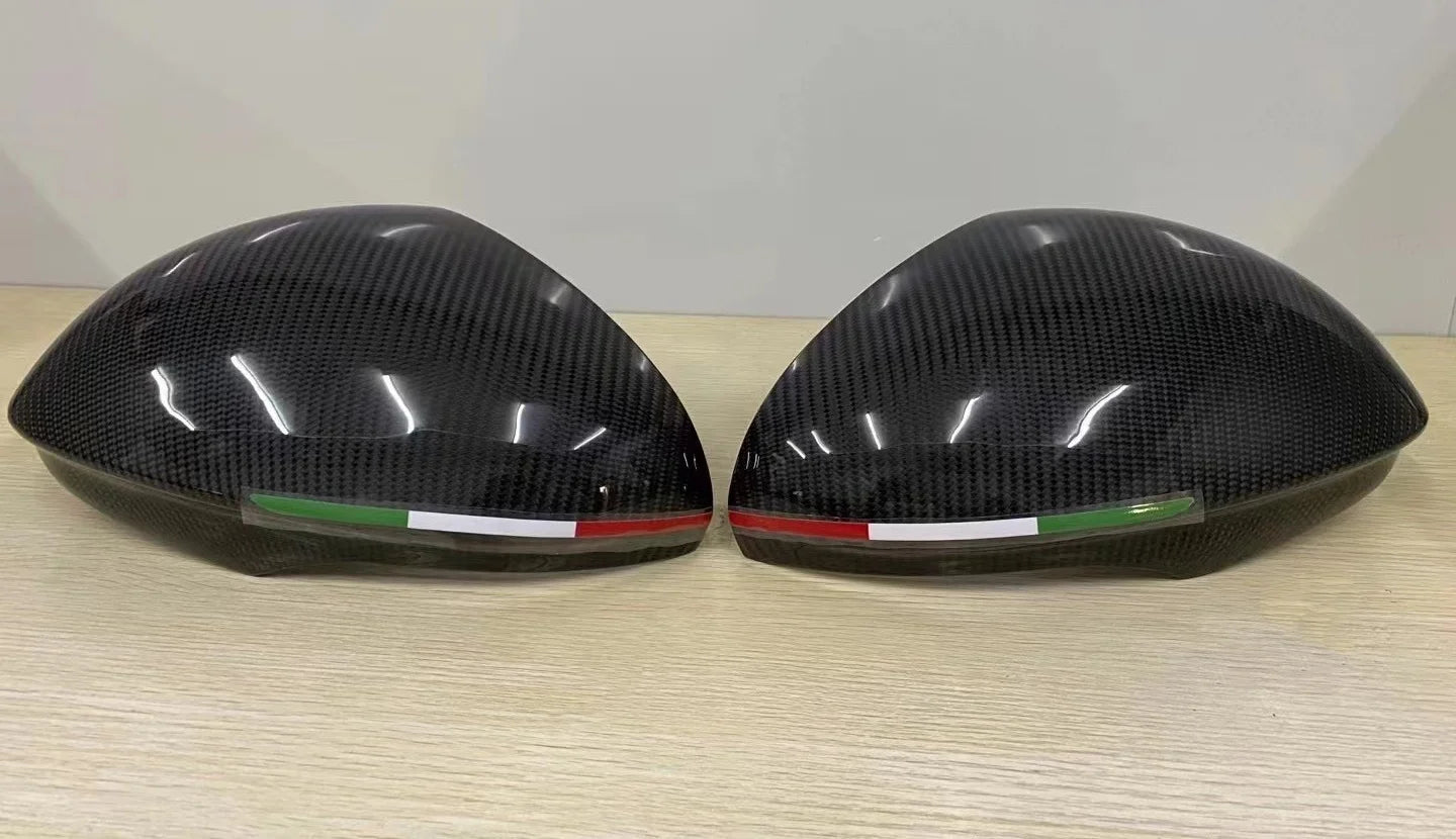 Real Carbon Fiber Side Mirror Covers for Alfa Romeo Giulietta