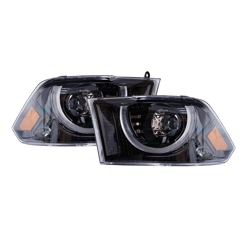 DOT Approved LED Projector Headlights for Dodge Ram 1500, 2500, 3500, 4500 & 5500 (2009–2018)