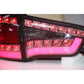 Feux arrière LED noirs pour Kia Sportage R (2009–2013) – Ensemble de lampes arrière | Remplacement OEM 12V