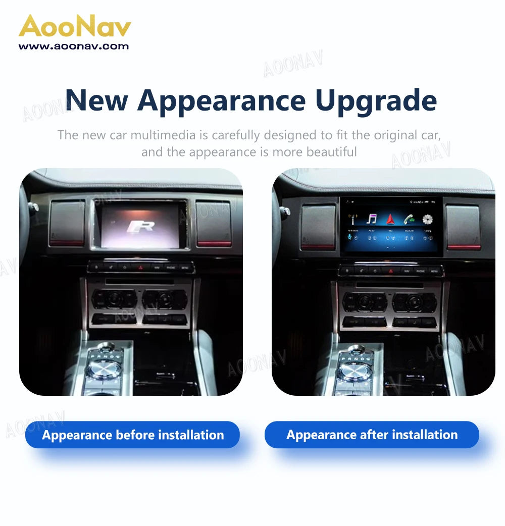 8 Inch Android Car Radio  for Jaguar XF 2011 2012-2015 Auto Touch Screen GPS Navigation Multimedia Video Player Dual System