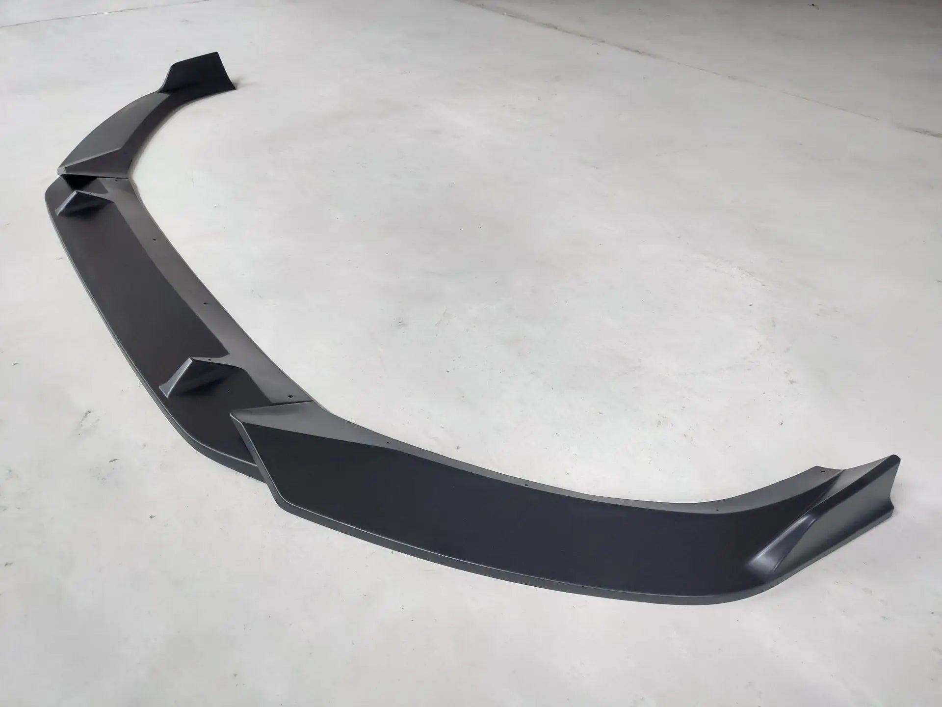 Carbon Fiber Style Front Bumper Lip for Audi A4 / S4 B9 (2017–2019)
