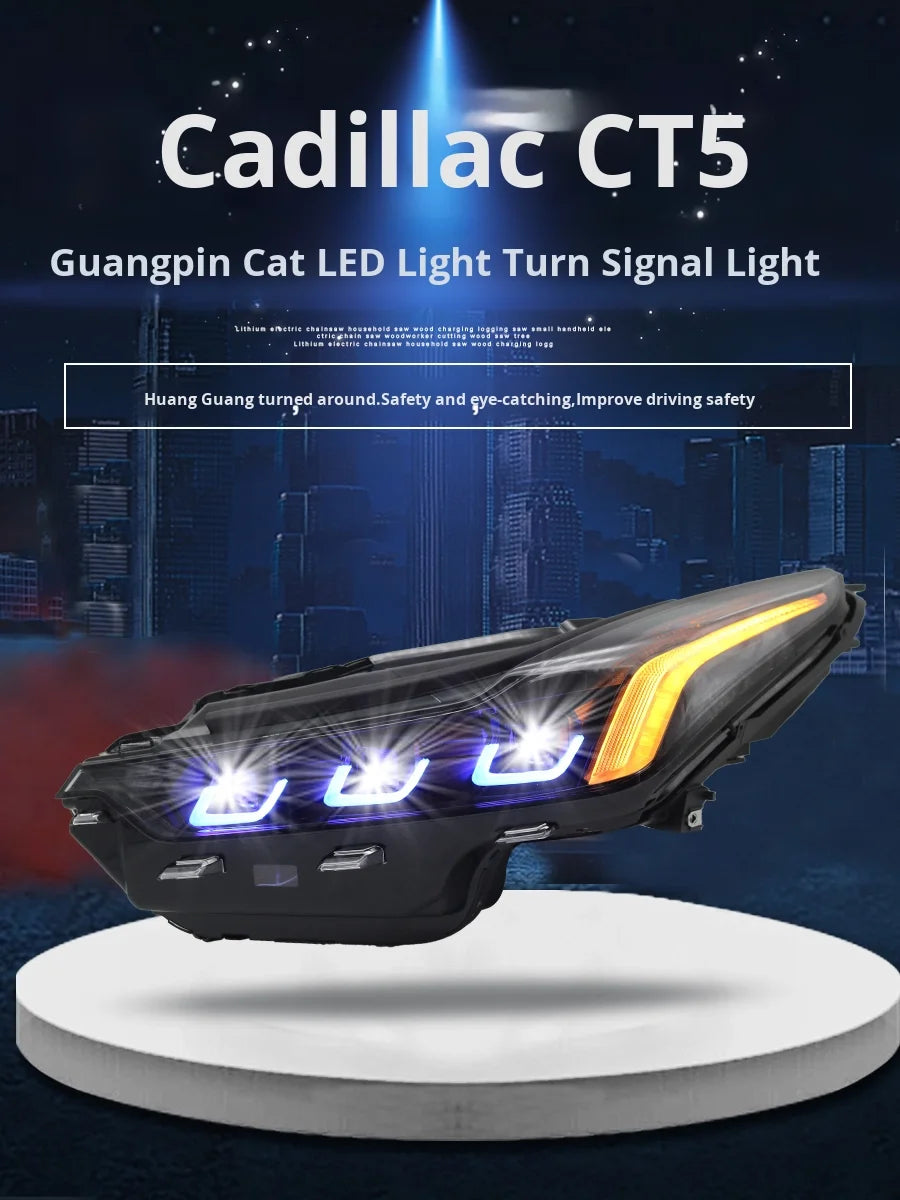 Matrix LED Headlights for Cadillac CT5 (2020-2023) – Bifocal Lens Upgrade