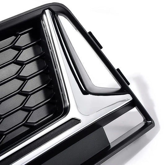 S4 Style Fog Light Grille for Audi A4 B9 (2017-2019)