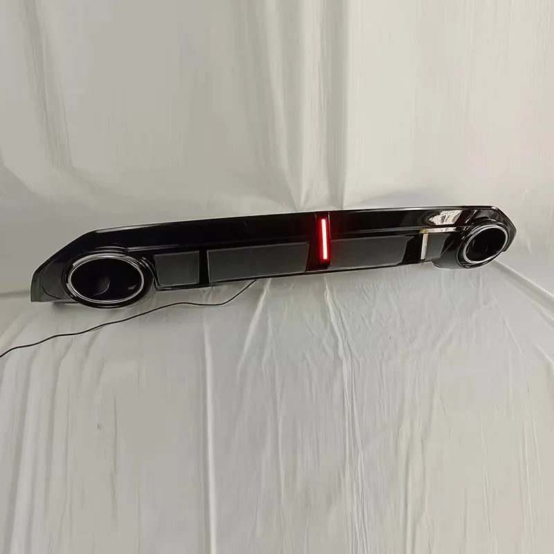 RS3 Style Rear Diffuser for Audi A3 / S3 8Y Sedan (2020–2024) – Dual Exhaust Rear Bumper Lip Upgrade