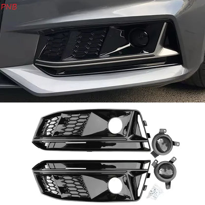 Cadre de phare antibrouillard de style RS4 avec ACC pour Audi A4 B9 (2017-2019)