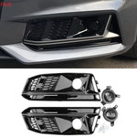 RS4 Style Fog Light Frame with ACC for Audi A4 B9 (2017-2019)
