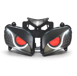 LED-Optische-Faser-Scheinwerfer-Baugruppe für Honda CBR1000RR 2004-2007 – Doppellinsen-Scheinwerfer mit integrierten Blinkleuchten