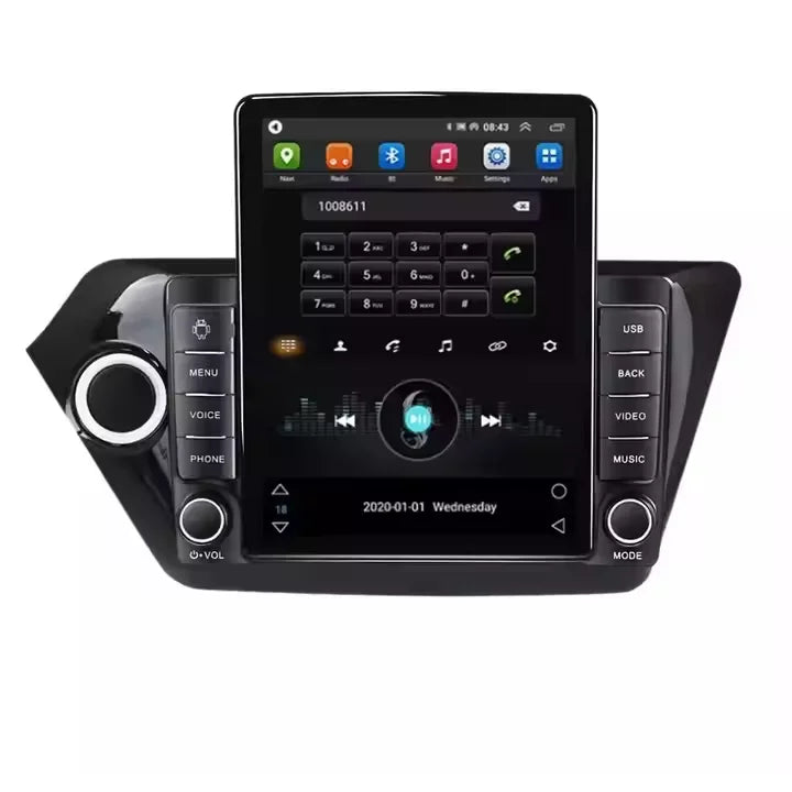 Android13 IPS DSP Car Radio Multimedia Player for KIA RIO3 2011-2016 4G 64G Car-play Car GPS Navigation Android Stereo Audio