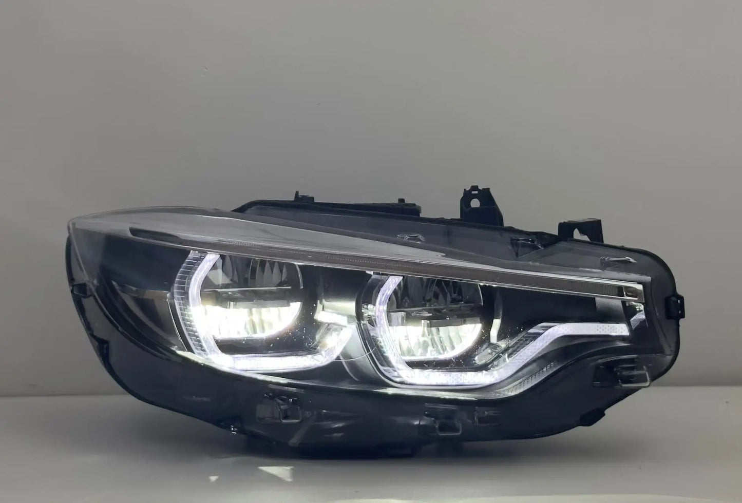 Ikon Style LED Headlights for BMW F32, F33, F36, F80 &amp; F82 M3/M4 | Yellow and White DRL