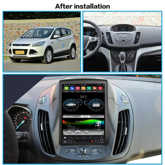 Android Vertical Screen Stereo for Ford Kuga 2013-2017 – Wireless CarPlay, Android Auto & GPS Navigation