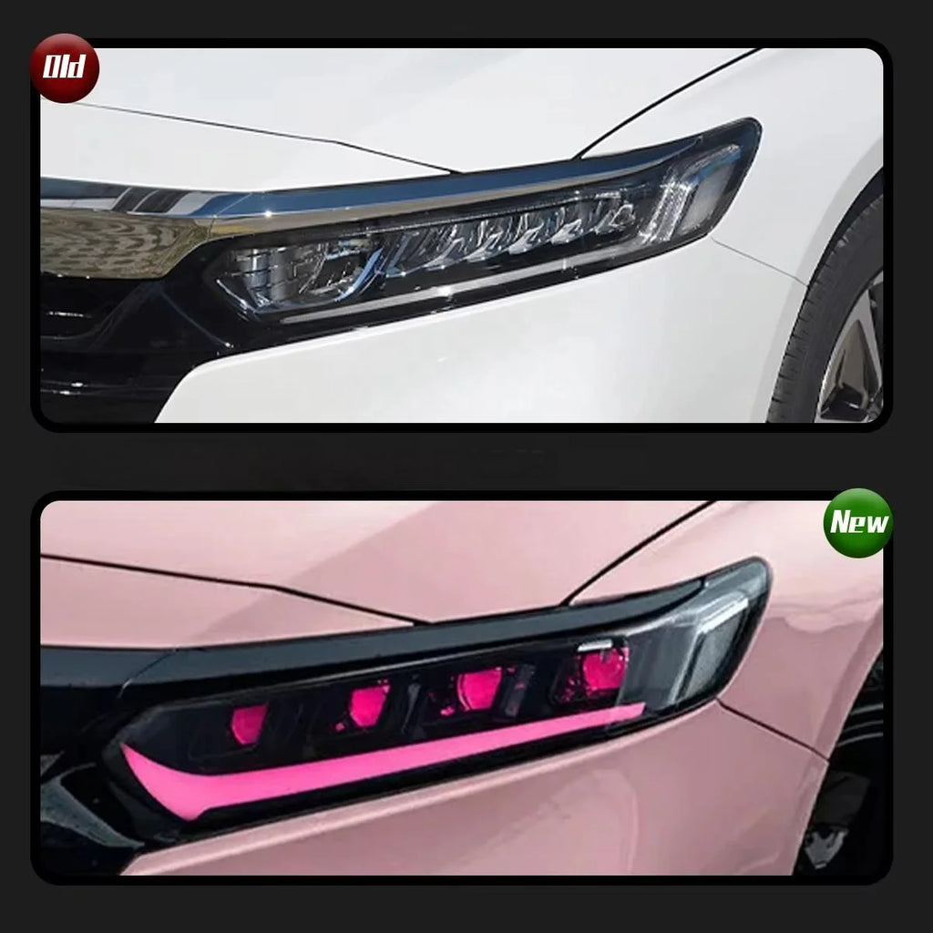 RGB LED Headlights for Honda Accord 10th Generation 2018-2022 – DRL Front Light Upgrade