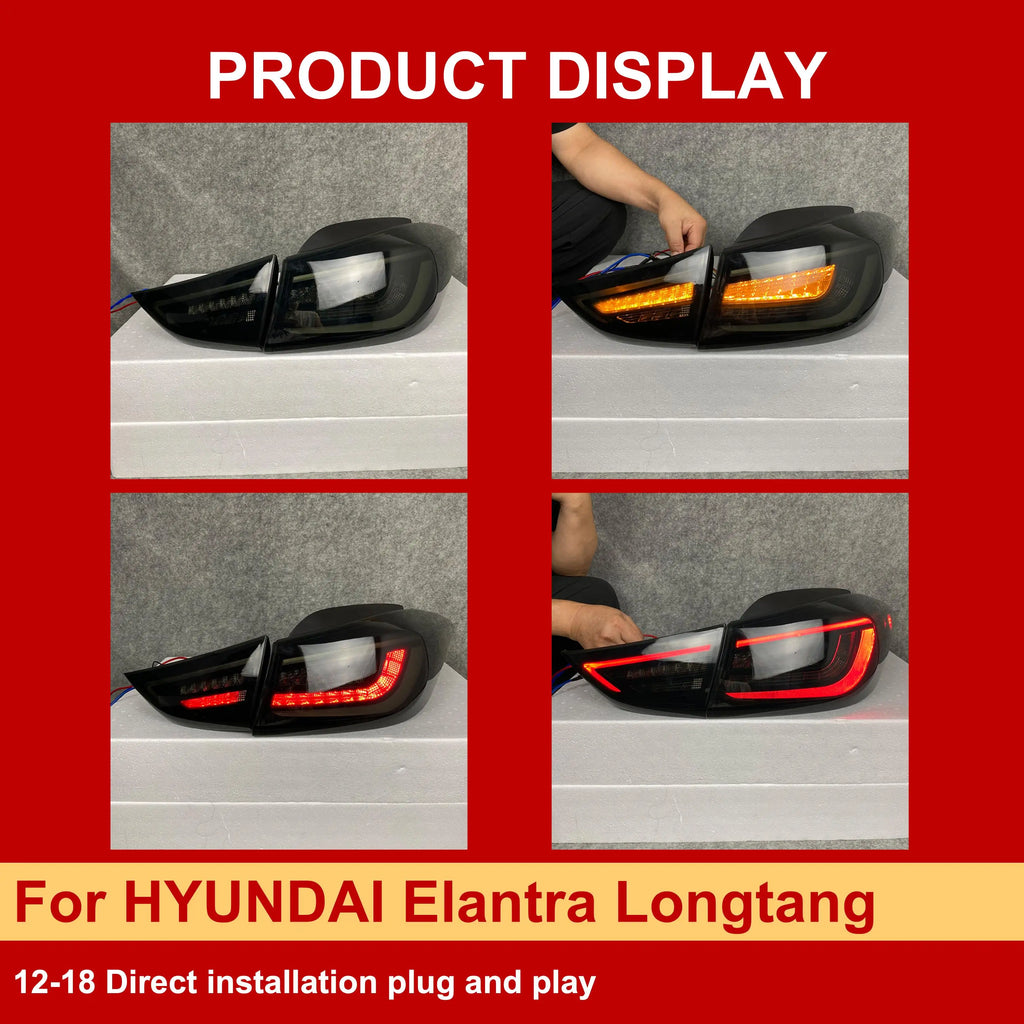 J ONE LED Tail Lights for Hyundai Elantra 2012-2018 – Modern Rear Light Upgrade