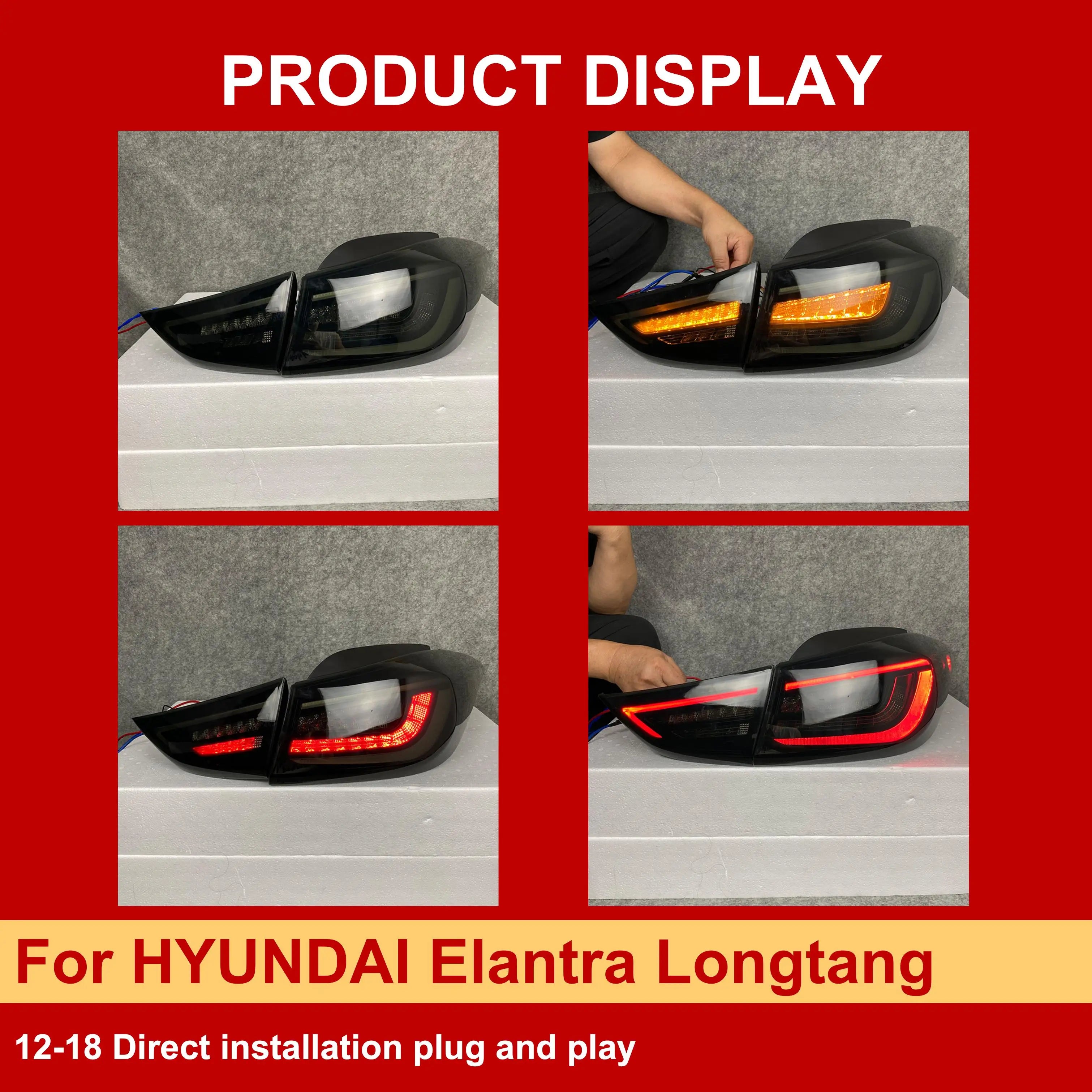 J ONE LED Tail Lights for Hyundai Elantra 2012-2018 – Modern Rear Light Upgrade