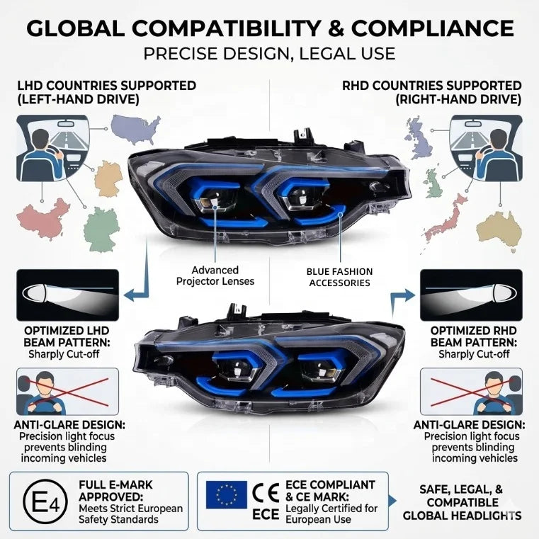 YU GUANG for BMW 3 Series F30 F31 LCI F35 LED Headlight Front Lights 2015 bmw 320i F30 Headlight Upgrade G20 Style LED Head Lamp