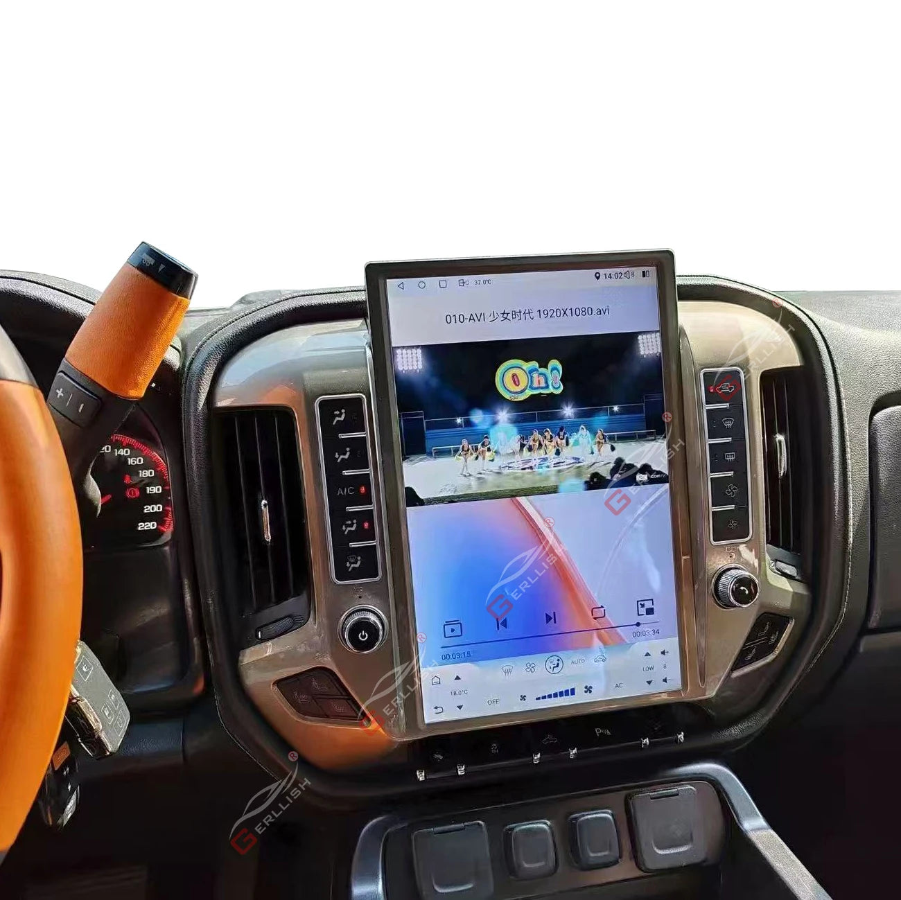 Tesla Style Android Car Stereo for Chevrolet Silverado & GMC Sierra 2014-2020 – Wireless CarPlay, Android Auto & GPS Navigation