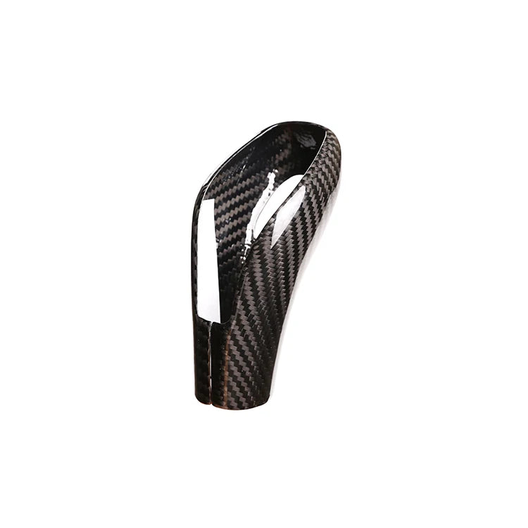Real Dry Carbon Fiber Gear Shift Cover for Alfa Romeo Giulia &amp; Stelvio (2020–2023)