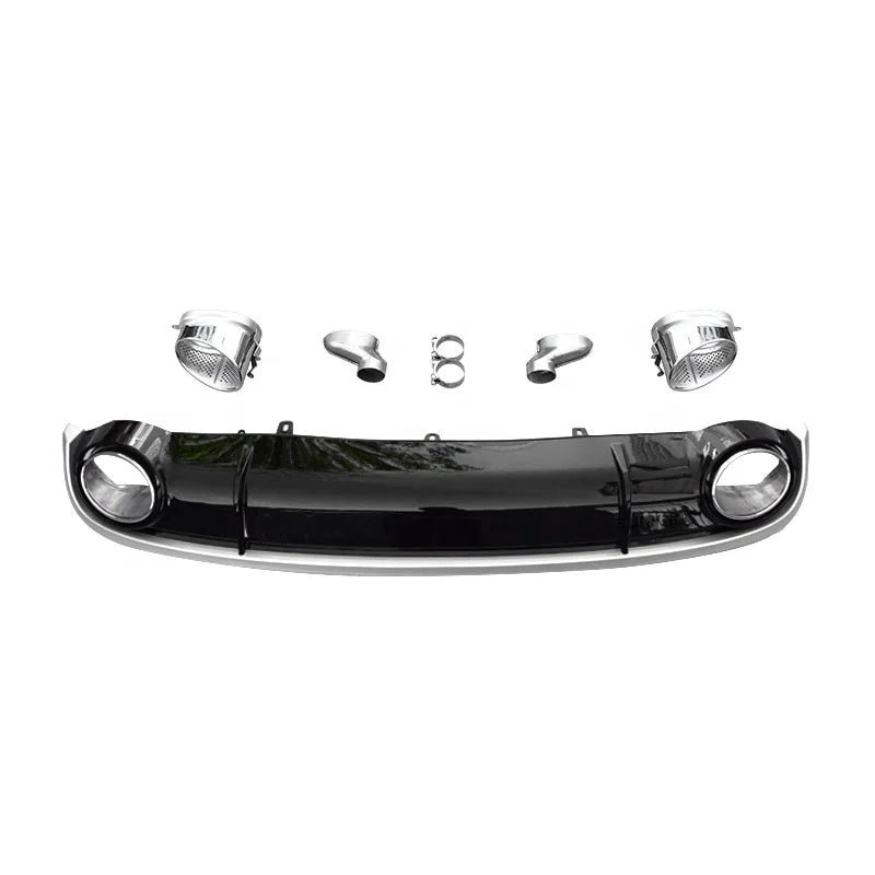 RS7 Style Rear Diffuser with Tailpipes for Audi A7 / S7 C7 (2009–2015)