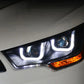 LED Headlight Assembly with Daytime Running Lights for Citroën C4L (2013–2016)